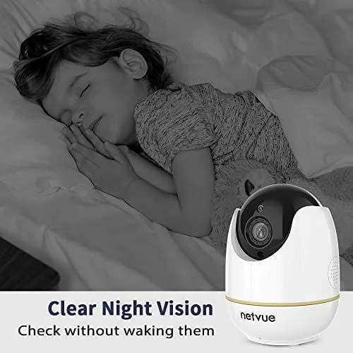 1080P Pet Camera, Home Camera 2 Way Audio, Baby Monitor Night Vision, Motion Detection, Compatible with Alexa Echo Show, Indoor Camera, Security Camera, Baby Camera with Cloud Storage