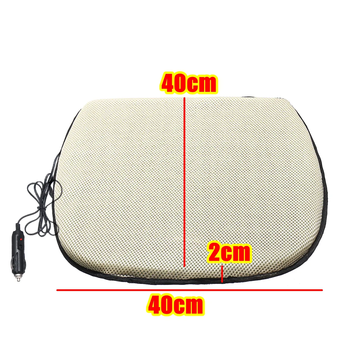 12V 3D Cooling Fan Front Car Seat Cushion Summer Air Cooler Chair Pad