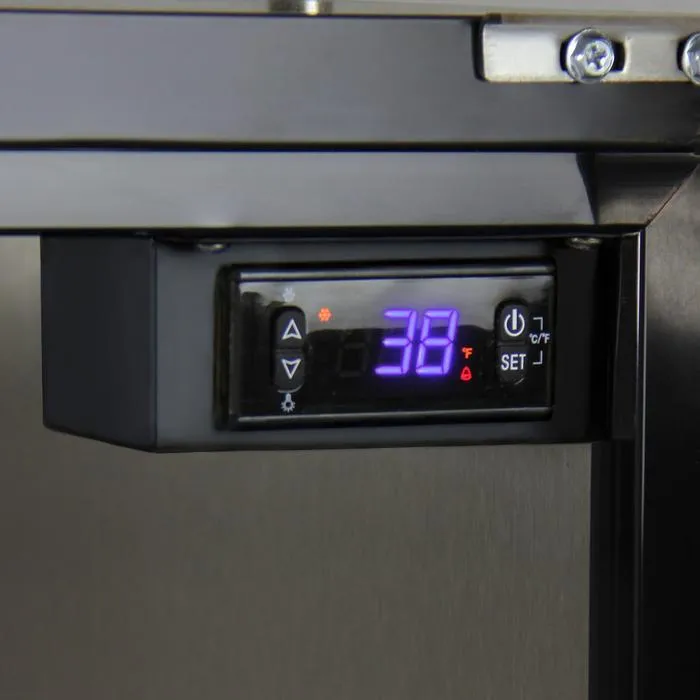24" Wide  Tap All Stainless Steel Outdoor Built-In Right Hinge Kegerator with Kit