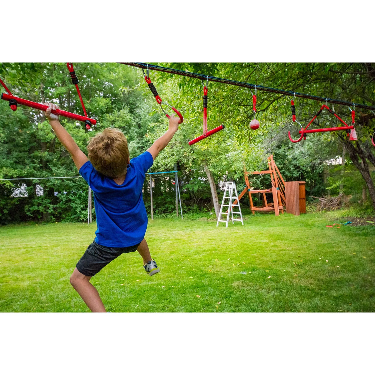 American Ninja Warrior Ninjaline Portable Jungle Gym & Training Set