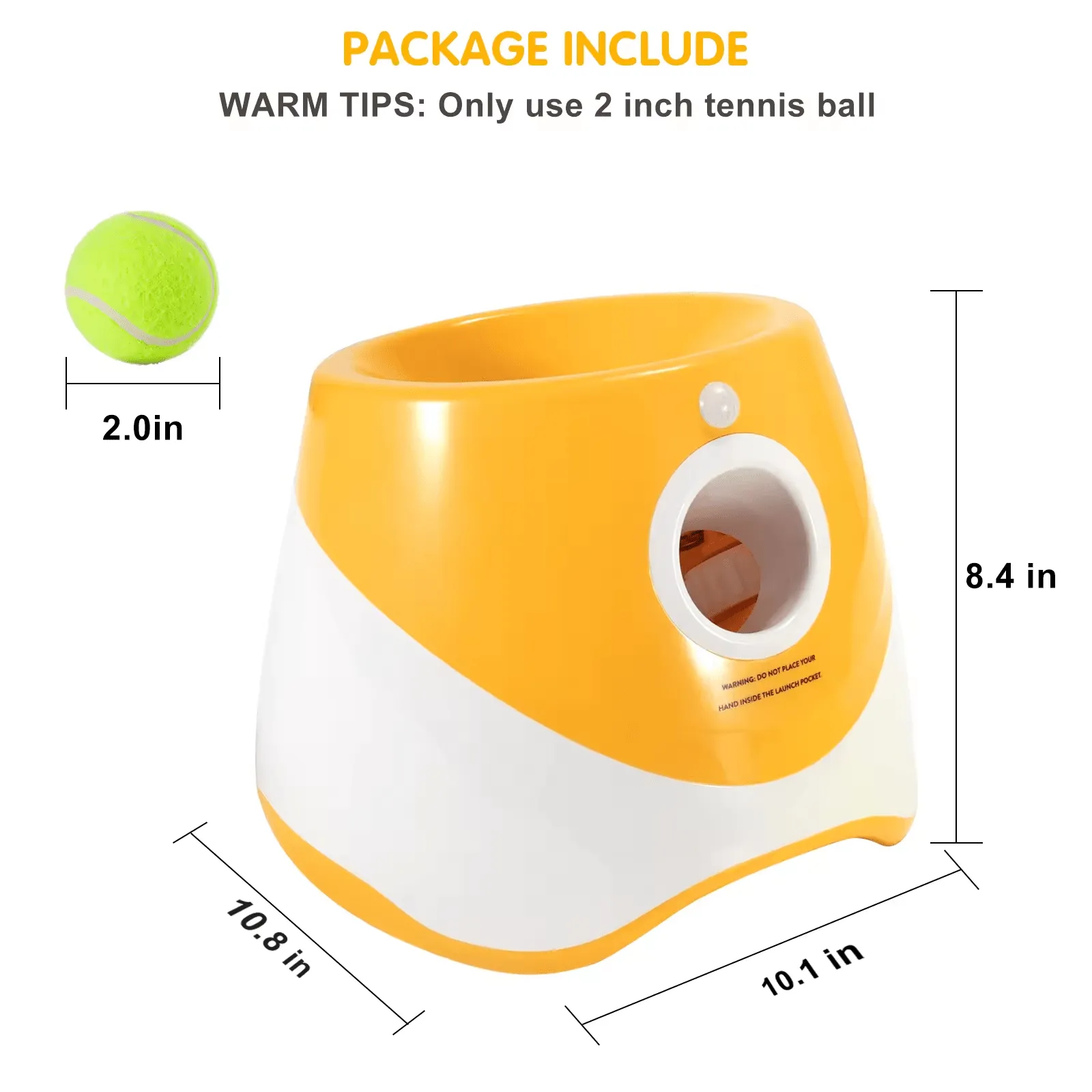 Automatic Ball Launcher for Dogs Ball Thrower Interactive Dog Toy