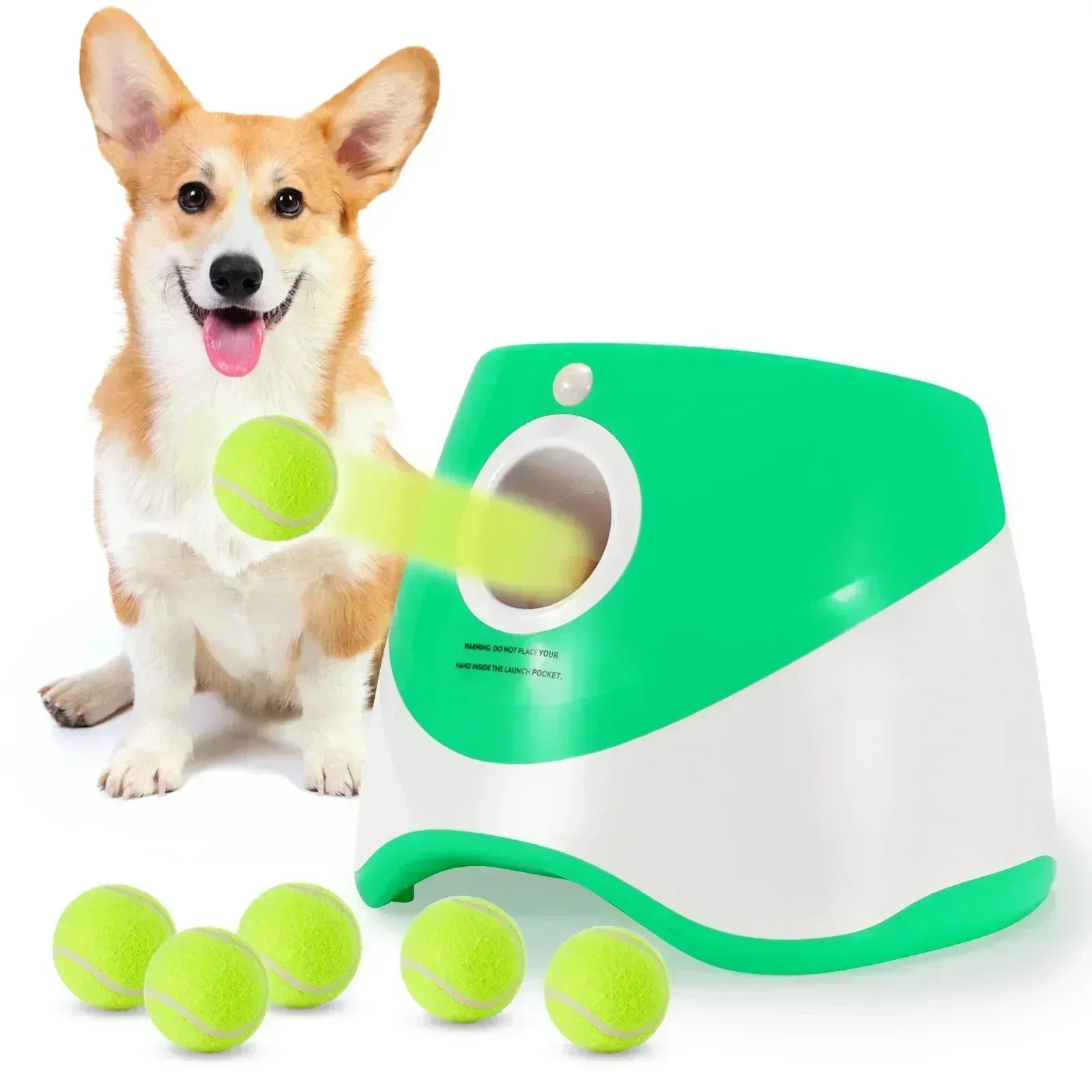 Automatic Pet Ball Launcher – Interactive Dog Toy