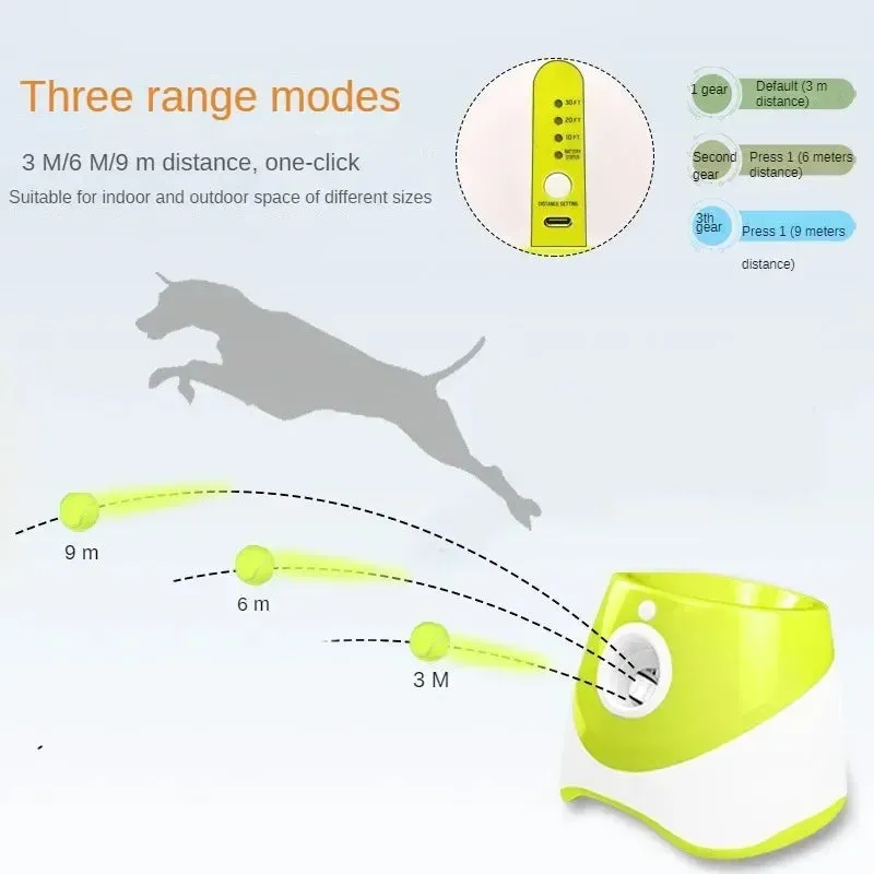 Automatic Pet Ball Launcher – Interactive Dog Toy