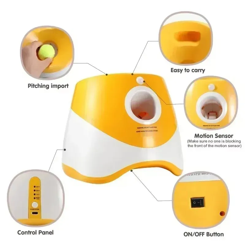 Automatic Pet Ball Launcher – Interactive Dog Toy