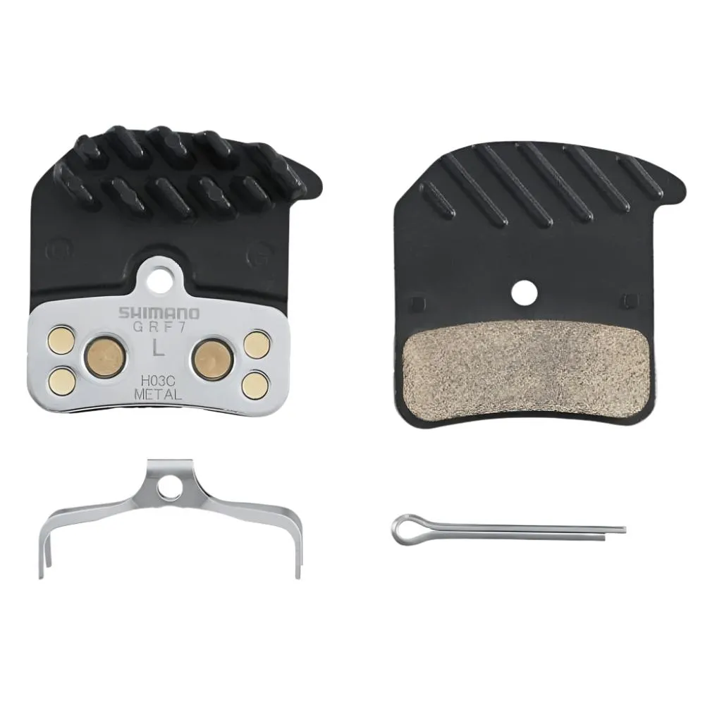 Bike Metal Pad & Spring H03C w/ Fin BR-M820