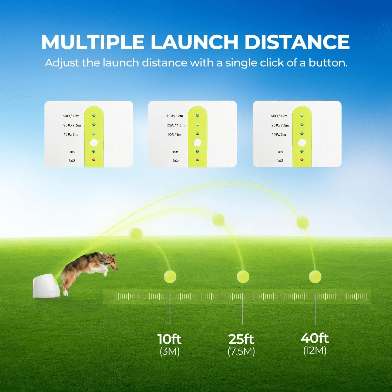 Calmshops Maxi Automatic Ball Launcher For Dogs Interactive Thrower