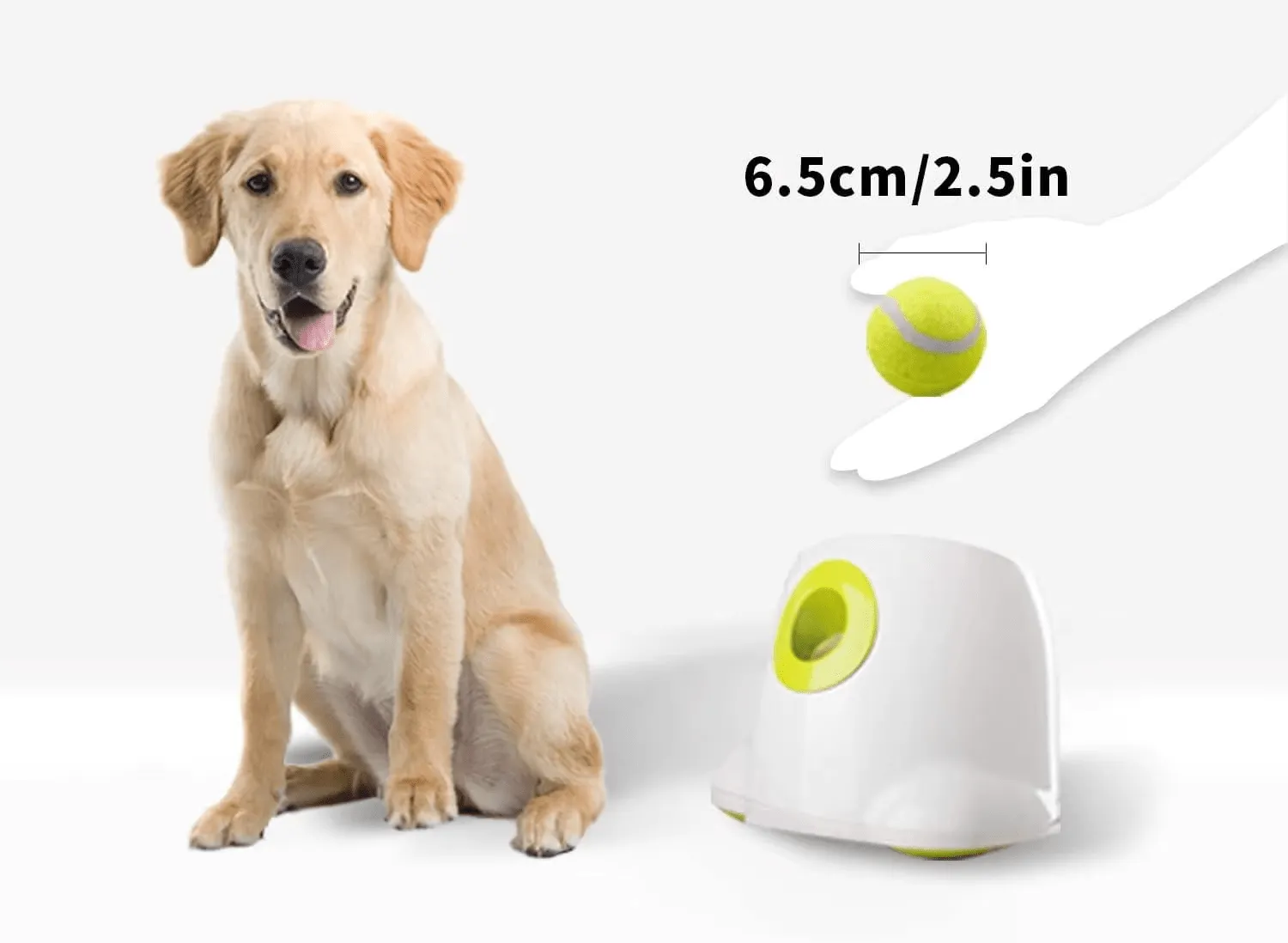Calmshops Maxi Automatic Ball Launcher For Dogs Interactive Thrower