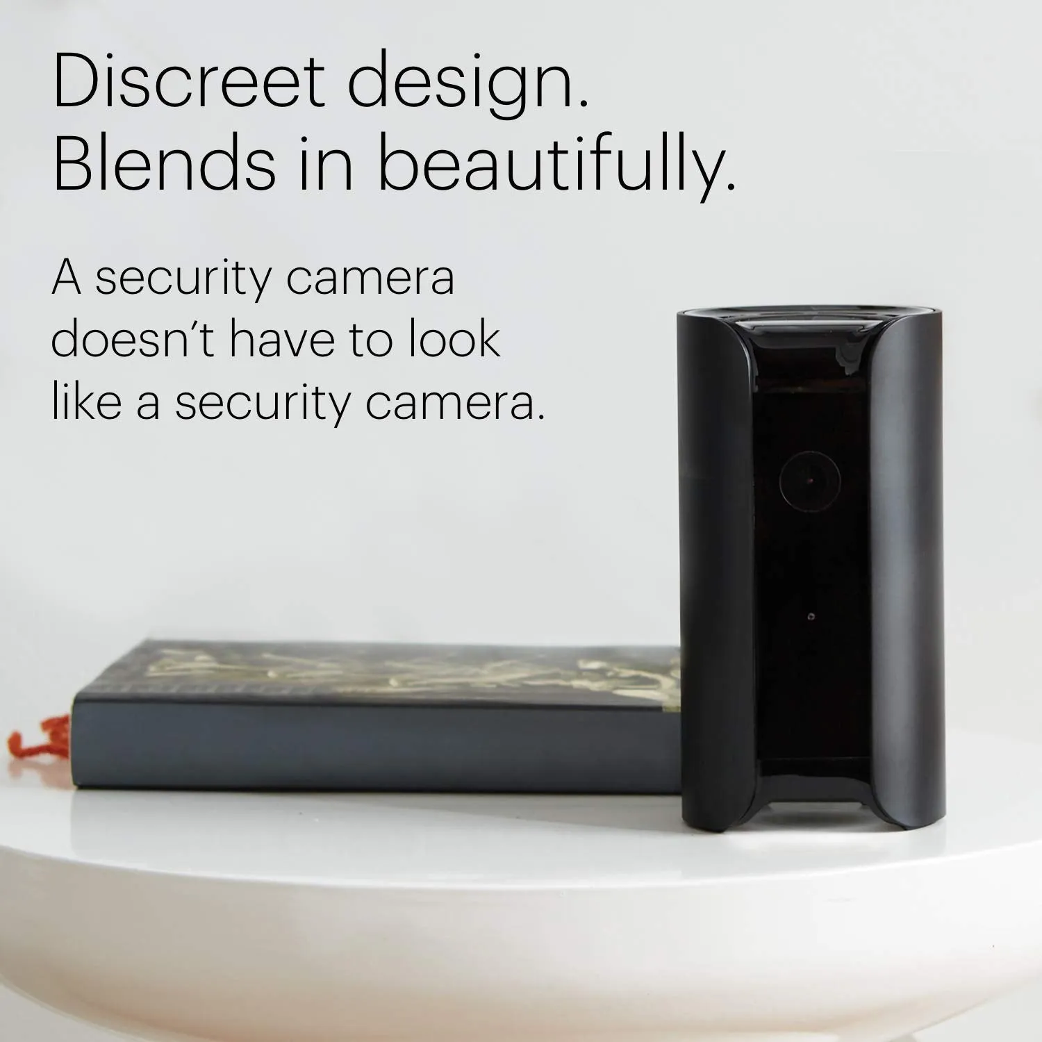Canary Pro Black - Indoor Home Security Camera with Cloud | 90dB Siren | Air Monitor | 1080p IP WiFi Camera | Works with Alexa | Baby Monitor | Night Vision | Motion Detector | Pet Camera