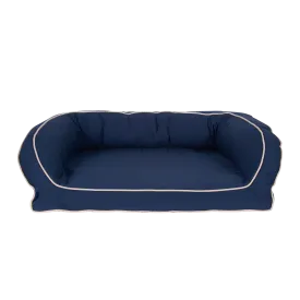 Canvas Cuddler Bolster Bed | Blue