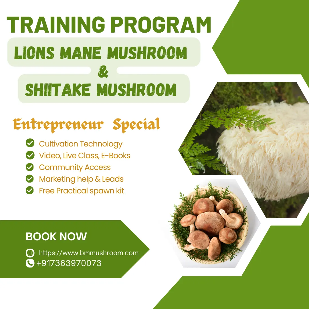 Combo Course Lion's Mane & Shiitake Mushroom Cultivation Training Program