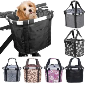 Detachable Front Bike Carrier/Basket For Pets - 8 Designs/Colours