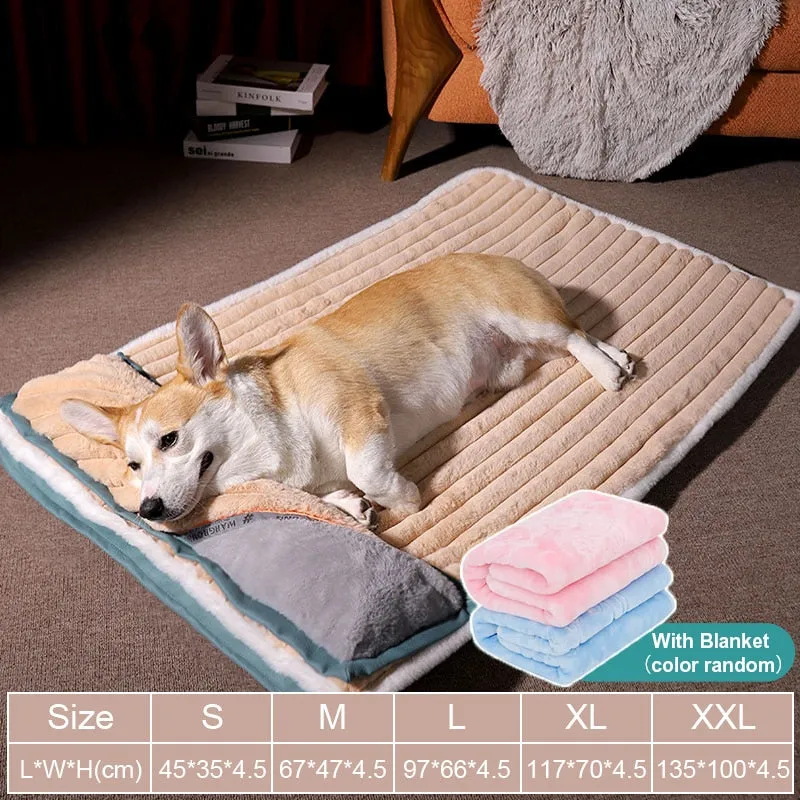 Dog Bed with Padded Cushion