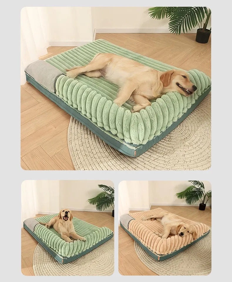 Dog Bed with Padded Cushion
