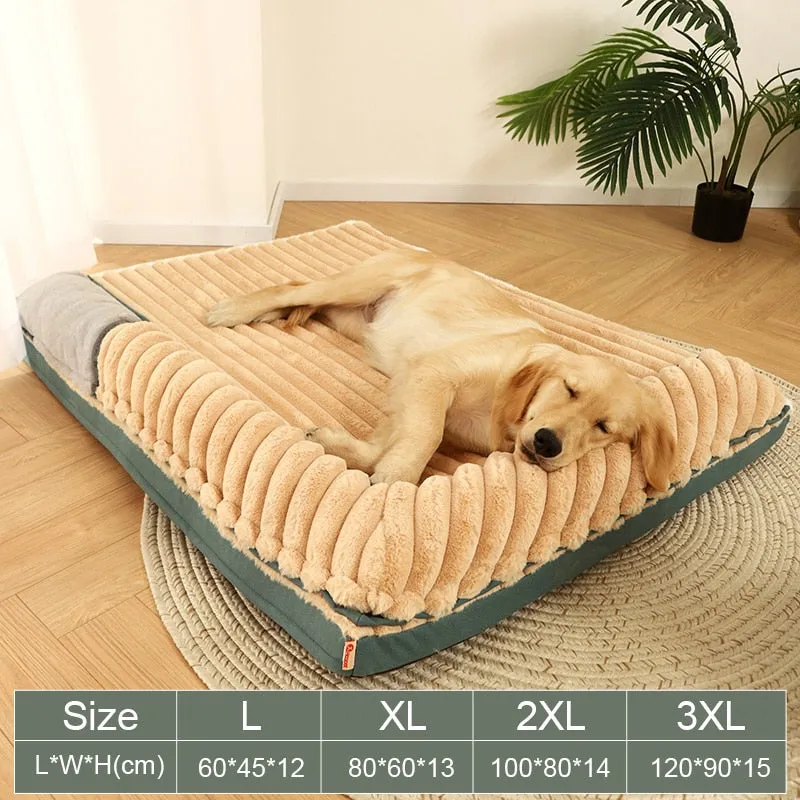 Dog Bed with Padded Cushion