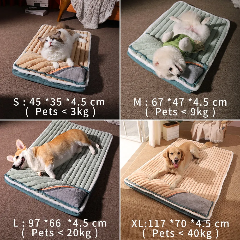 Dog Bed with Padded Cushion