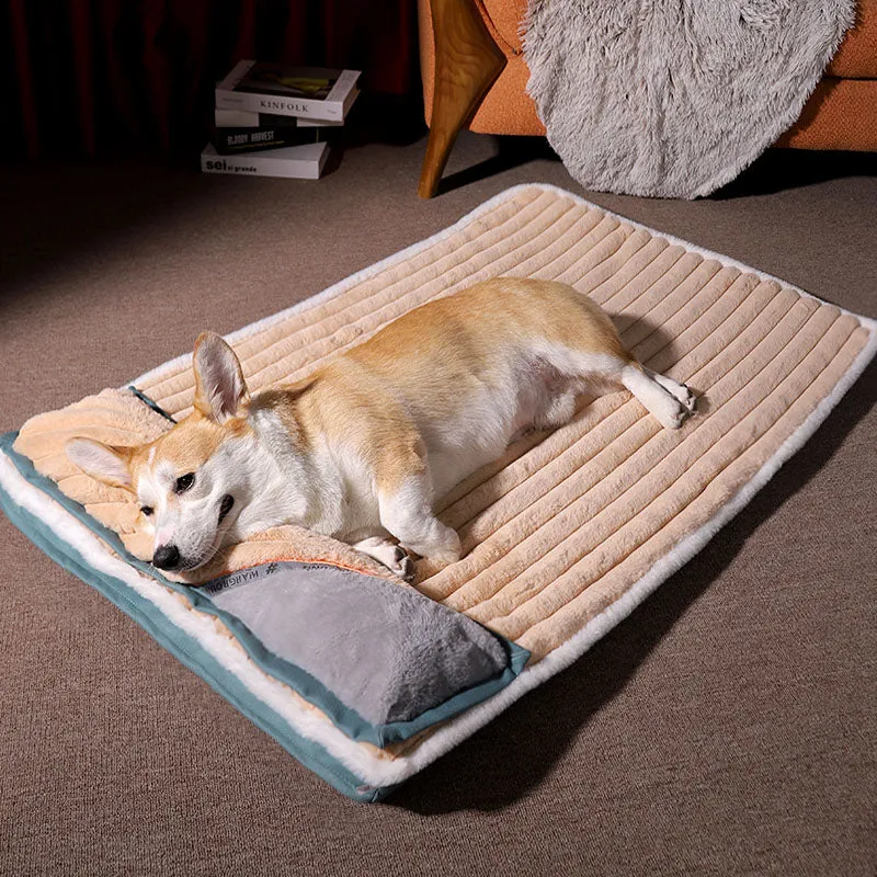 Dog Bed with Padded Cushion