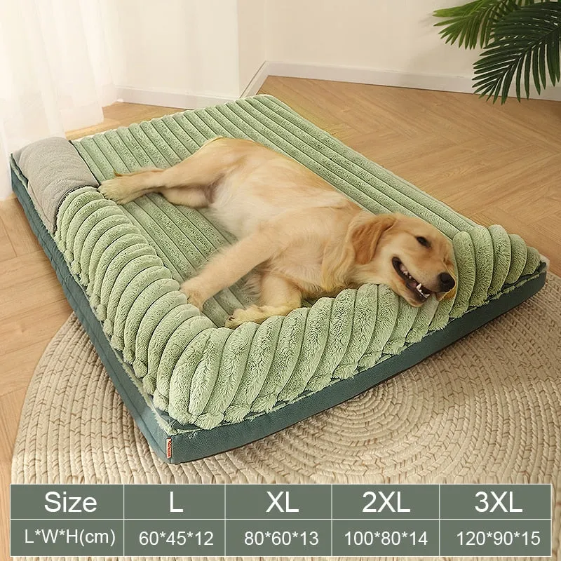 Dog Bed with Padded Cushion