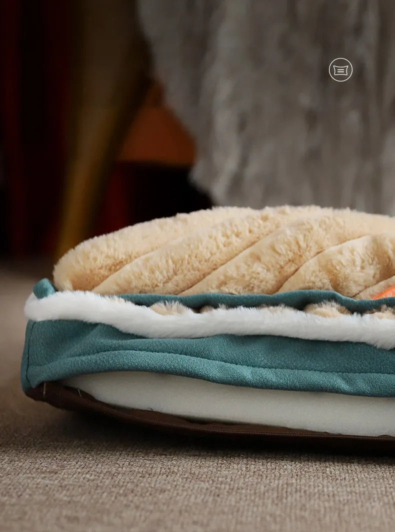 Dog Bed with Padded Cushion