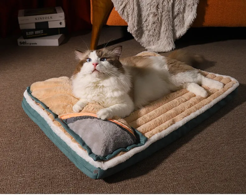 Dog Bed with Padded Cushion