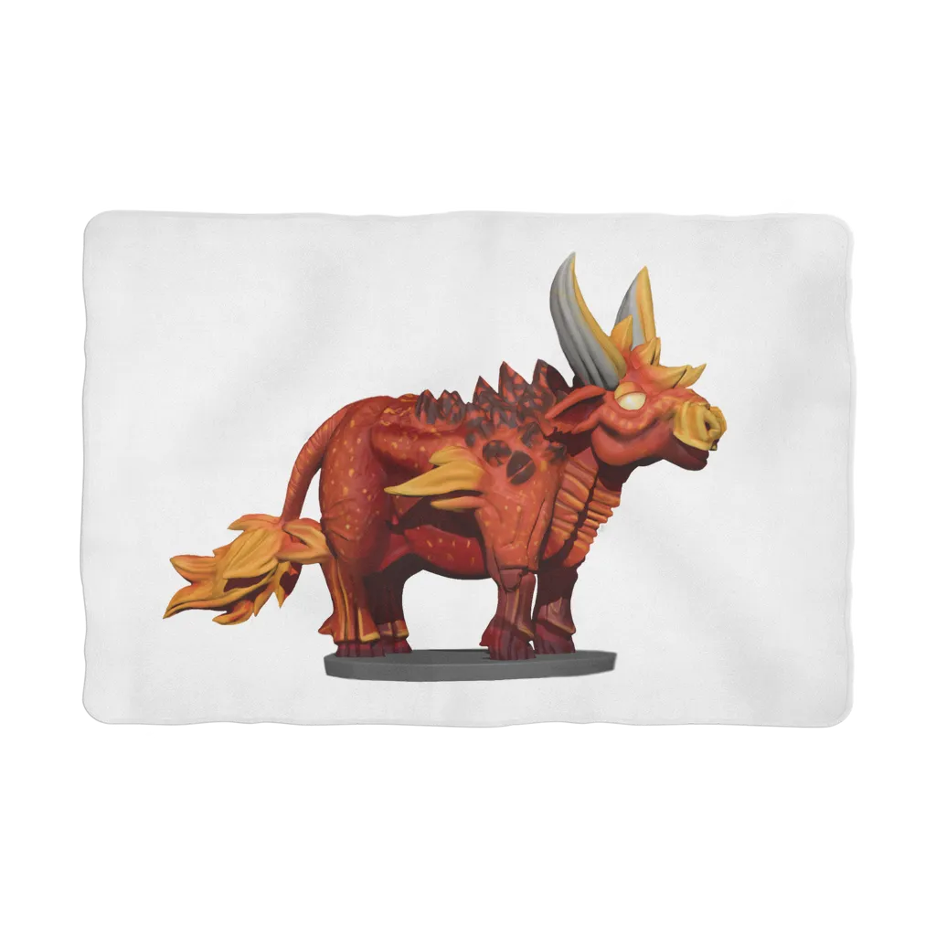 Fire Bull Sublimation Pet Blanket
