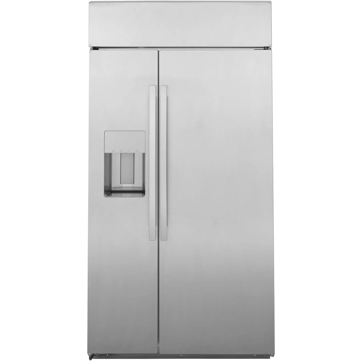 GE Profile 42-inch, 24.5 cu. ft. Side-by-Side Refrigerator with Dispenser PSB42YSNSS