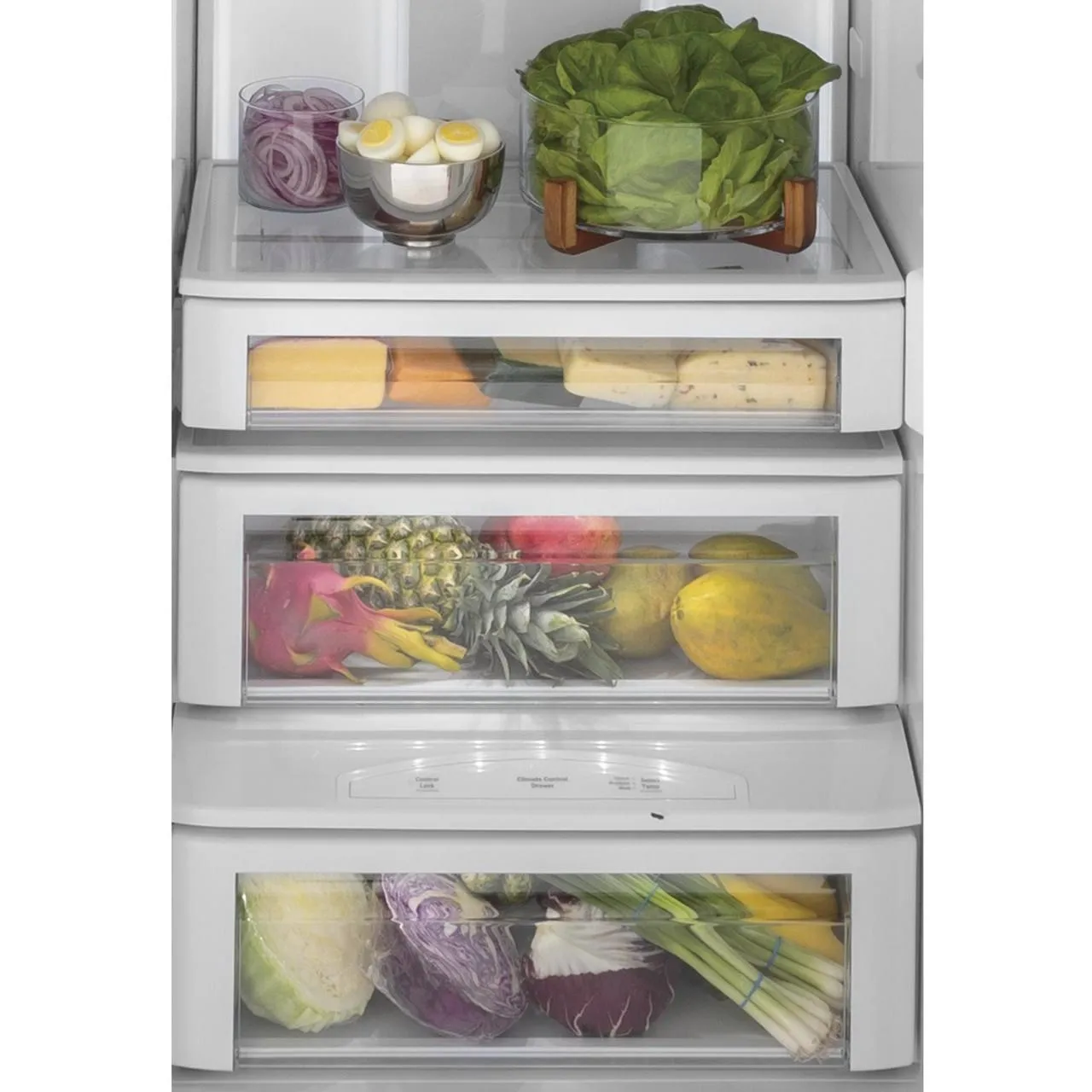 GE Profile 48-inch, 28.7 cu. ft. Side-by-Side Refrigerator with Dispenser PSB48YSNSS