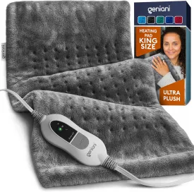 GENIANI Large Electric Heating Pad for Back Pain & Cramps Relief, Mothers Day & Birthday Gifts for Women Mom, FSA HSA Eligible, Auto Shut Off, Machine Washable, Heat Pad for Neck & Shoulder, 1224"