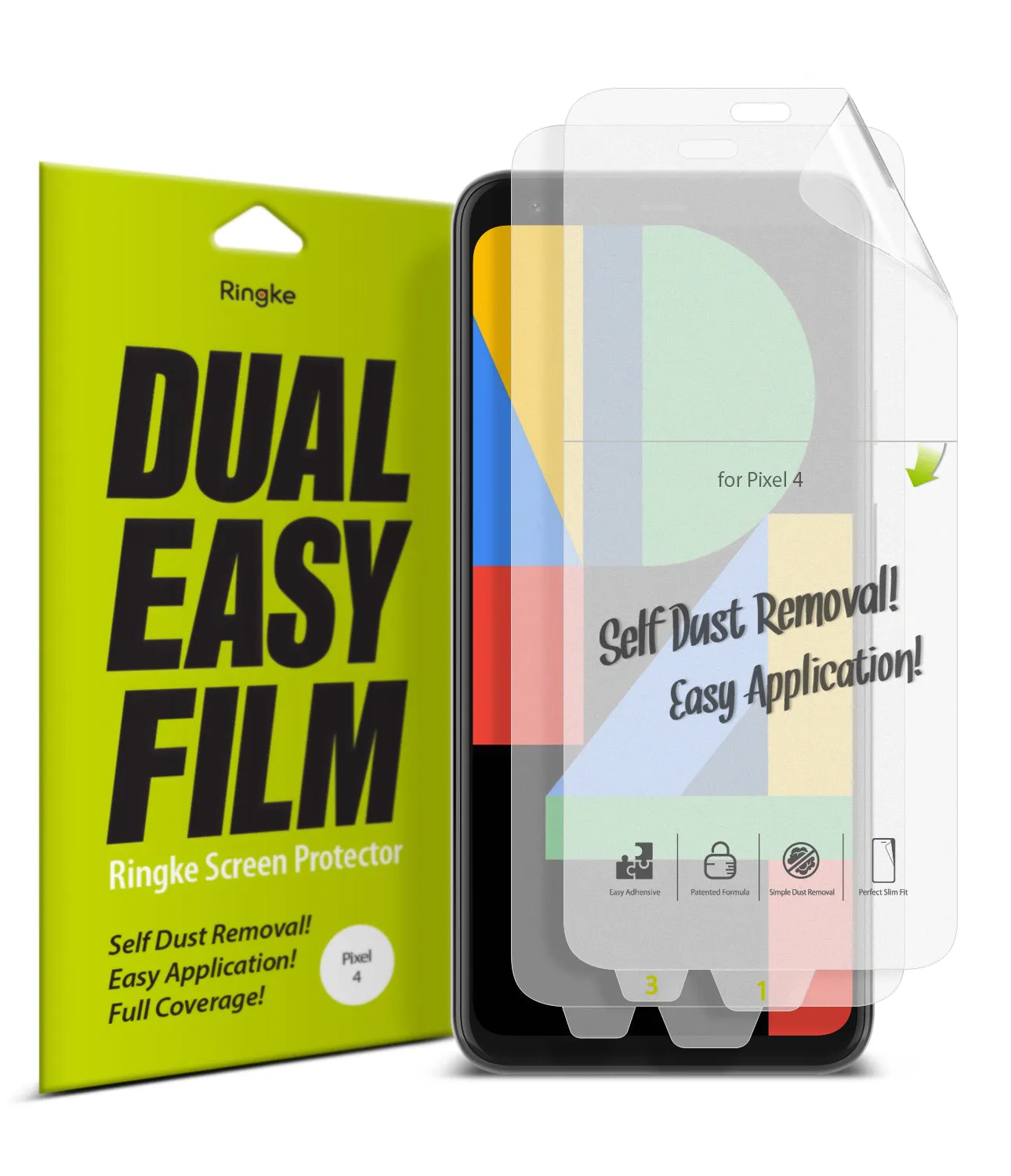 Google Pixel 4 Screen Protector | Dual Easy Film