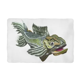 Green Fish Sublimation Pet Blanket