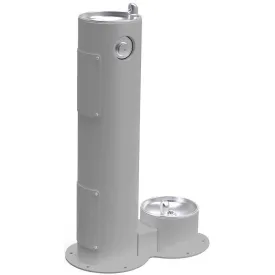 Halsey Taylor 4400DBGRY Outdoor Ftn with Pet Station Non-Filtered Non-Refrigerated Gray