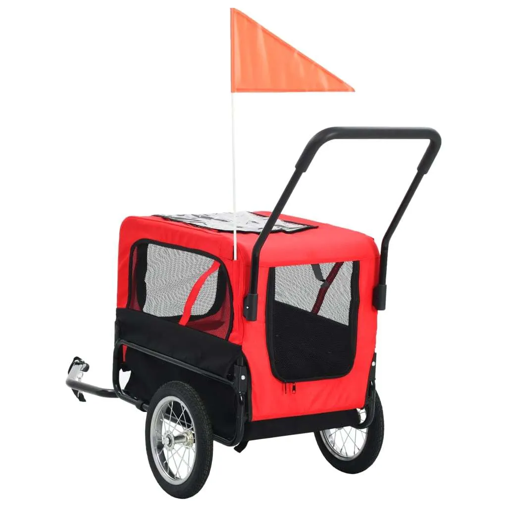 Jogging Stroller 2-in-1 Dog Bike Trailer