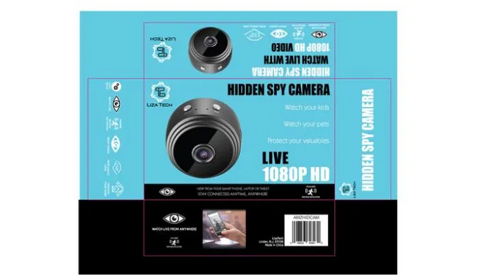 Mini Hidden Premium HD 1080P Spy Camera with Motion Detection - Ships Quick!