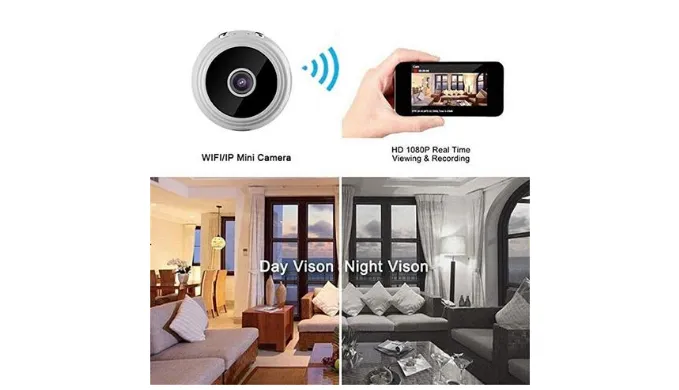 Mini Hidden Premium HD 1080P Spy Camera with Motion Detection - Ships Quick!