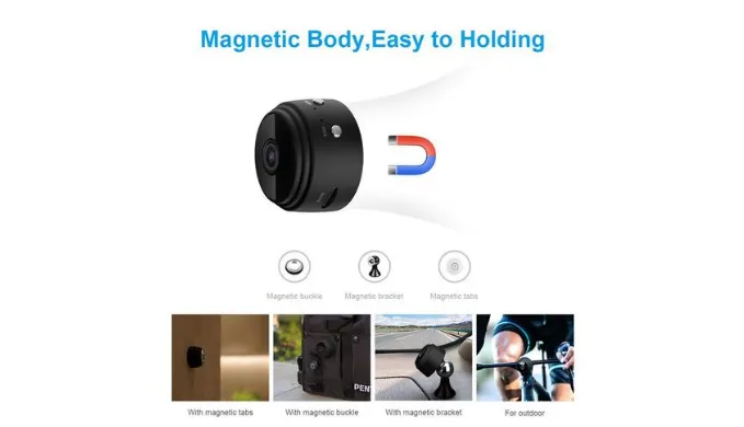Mini Hidden Premium HD 1080P Spy Camera with Motion Detection - Ships Quick!
