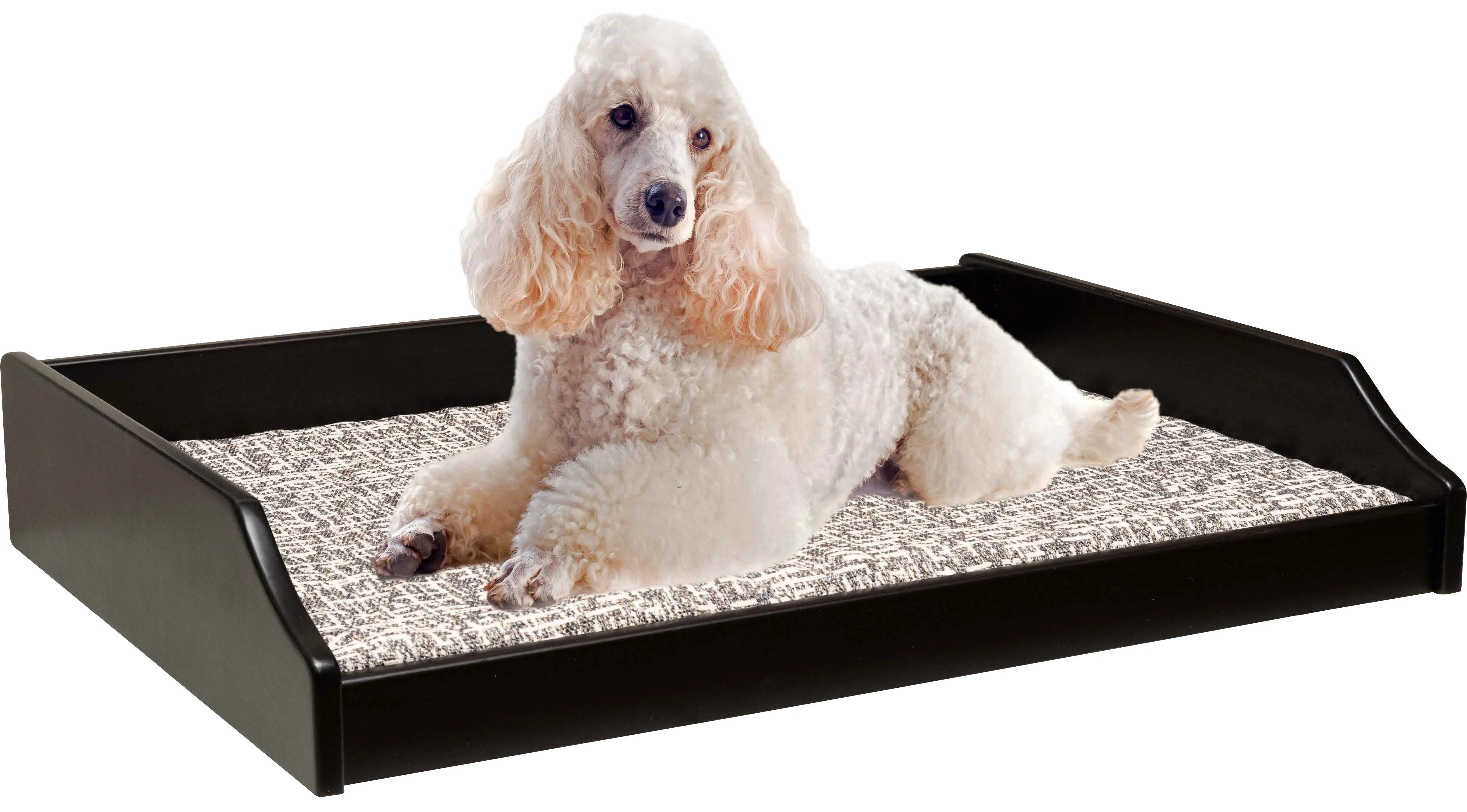 MINIMALIST WOOD PET LOUNGE - Amish Handmade Dog Furniture Bed in 3 Sizes