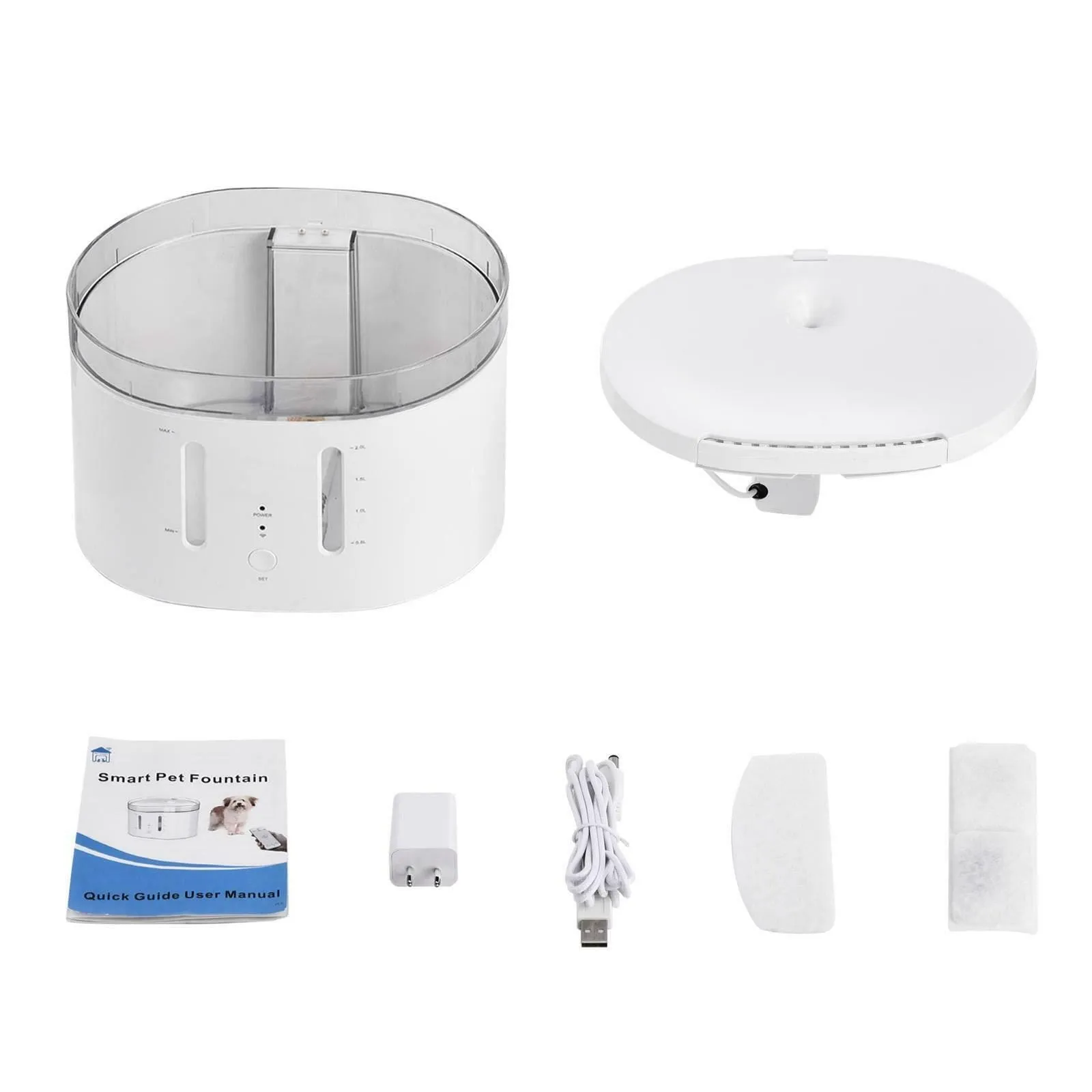 Modern Automatic Dog / Cat Drinking Water Dispenser Fountain