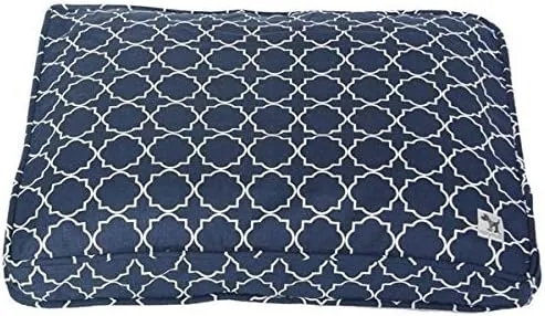 Molly Mutt Sheepy Wool-Filled Crate Pad - Wool Crate Mat - Comfy Pooch Dog Bed - Comfort Cuddler - Royal Dog Bed - Wool Dog Bed- Sheepskin Dog Bed - Wool Cat Beds - Dog Crate Rug (36", Romeo & Juliet)