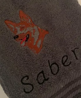 Pet Fleece Blanket - German Shepherd - Personalised