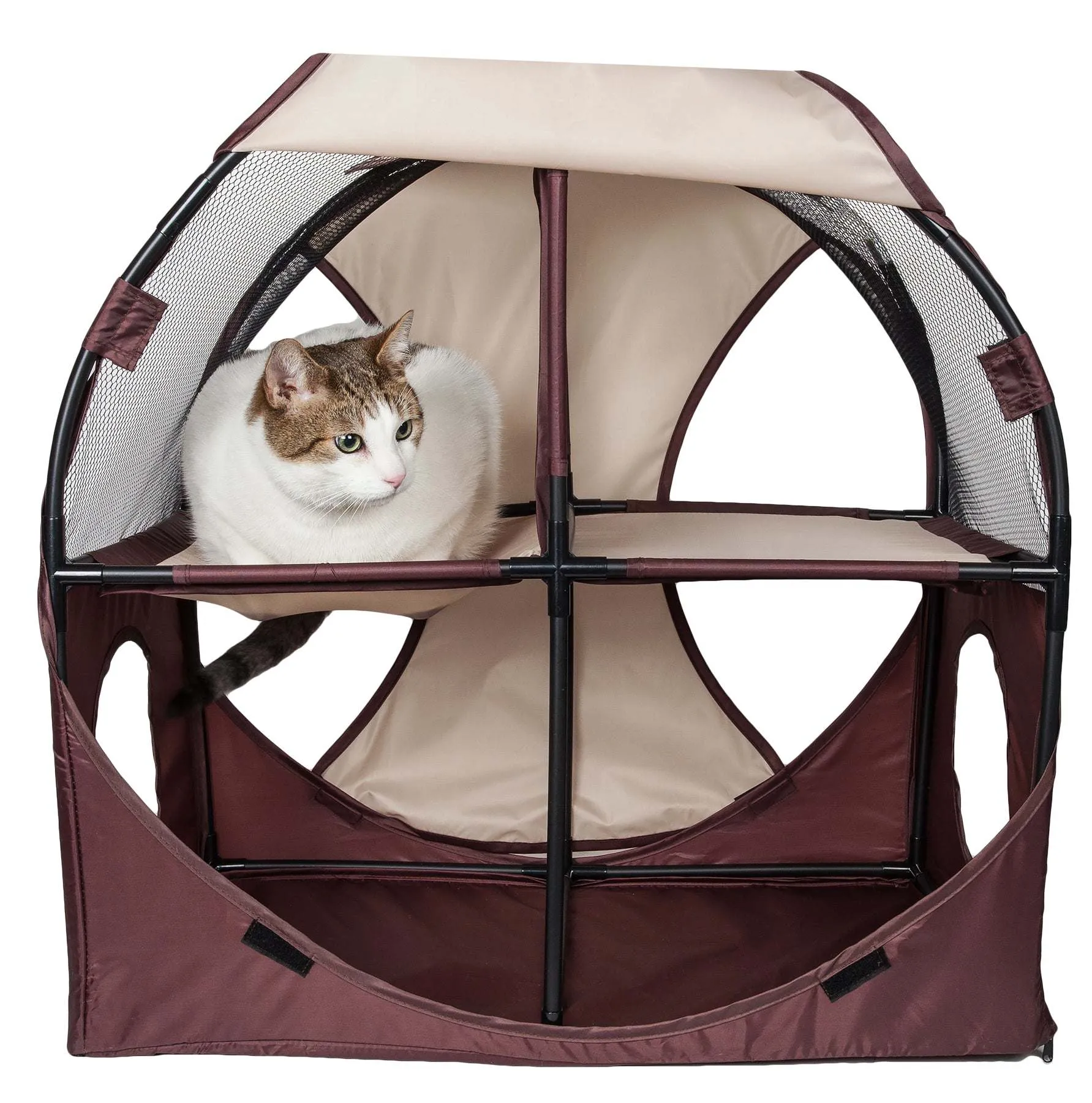 Pet Life - Kitty-Play Collapsible Cat Playhouse