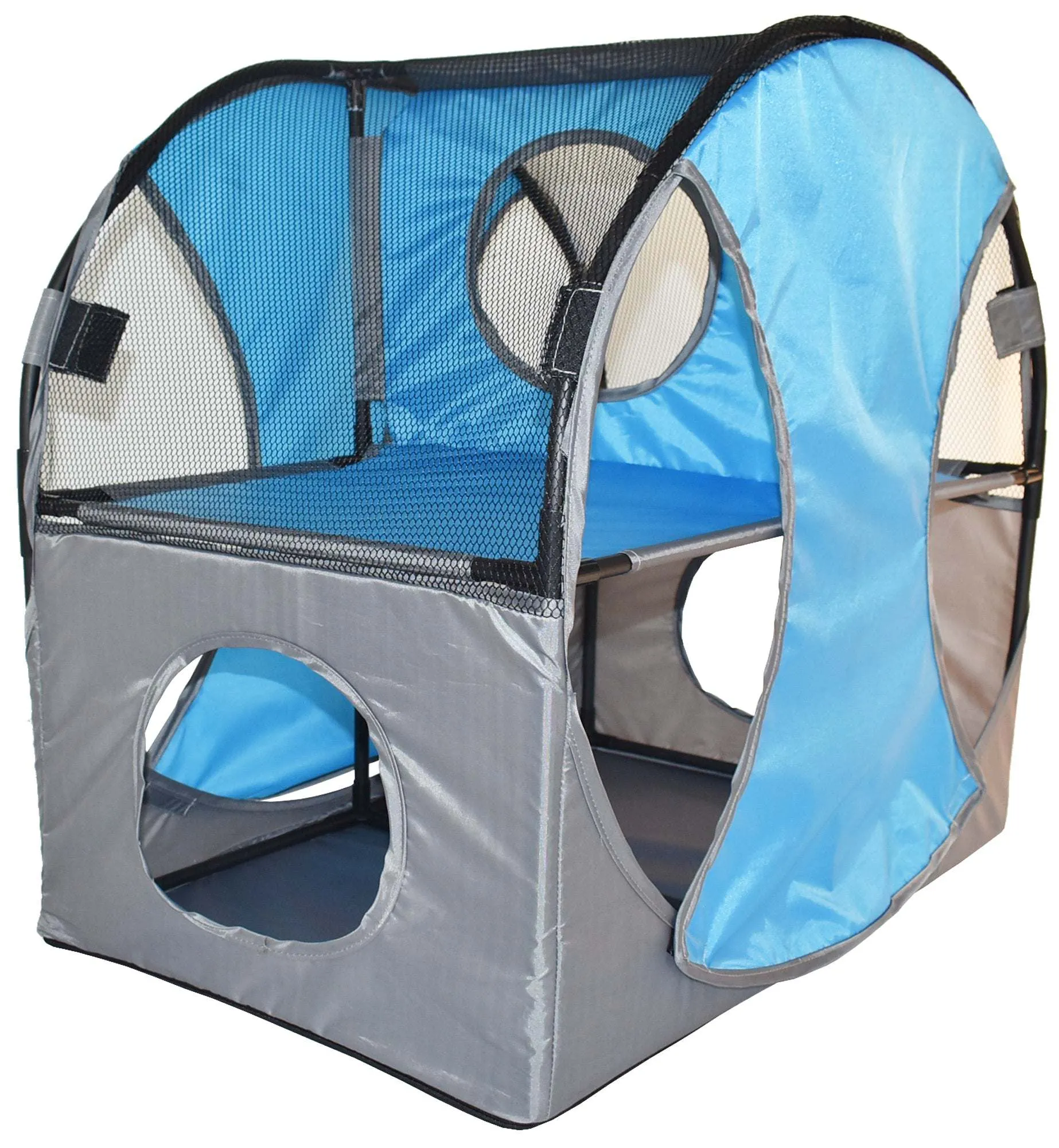 Pet Life - Kitty-Play Collapsible Cat Playhouse