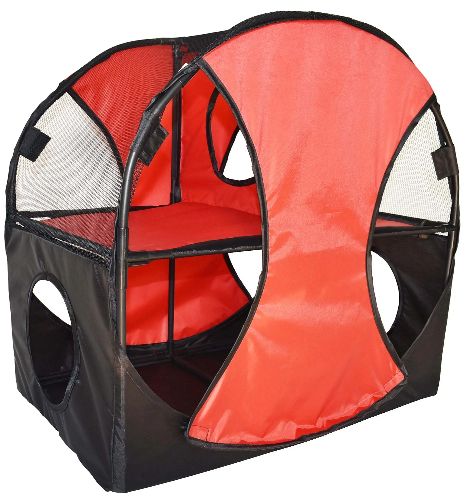 Pet Life - Kitty-Play Collapsible Cat Playhouse
