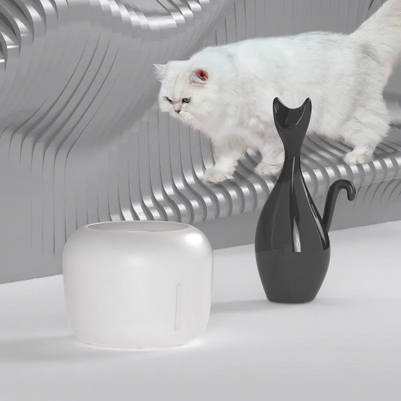 Pet Life ® 'Moda-Pure' Ultra-Quite Filtered Dog and Cat Fountain Waterer