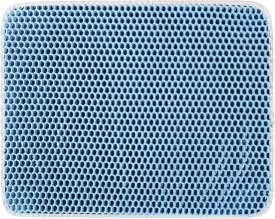 Pet Litter Mat EVA Litter Trapping Mat for Indoor Litter Box Bottom Less Waste