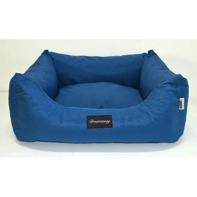 Petit Sofa "Boston" Blu Petrolio 65X50X20 Cm.