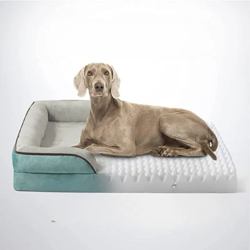 Plush Orthopedic Dog Bed With Bolstered Sides