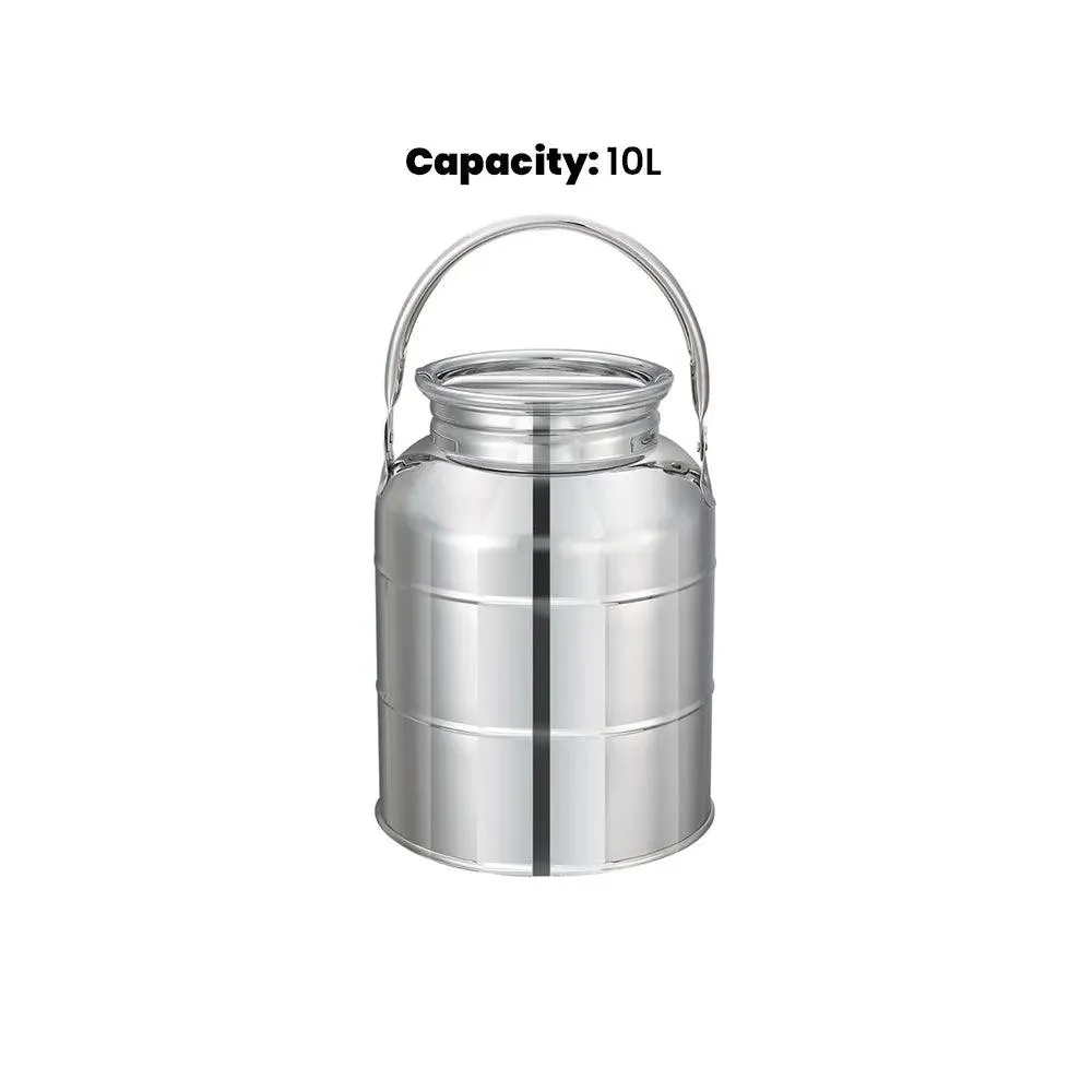 Pradeep Milk Can Without Tap Pipe Handle 10L