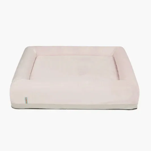 Premium Orthopedic Memory Foam Dog Bed - Pink (Medium)