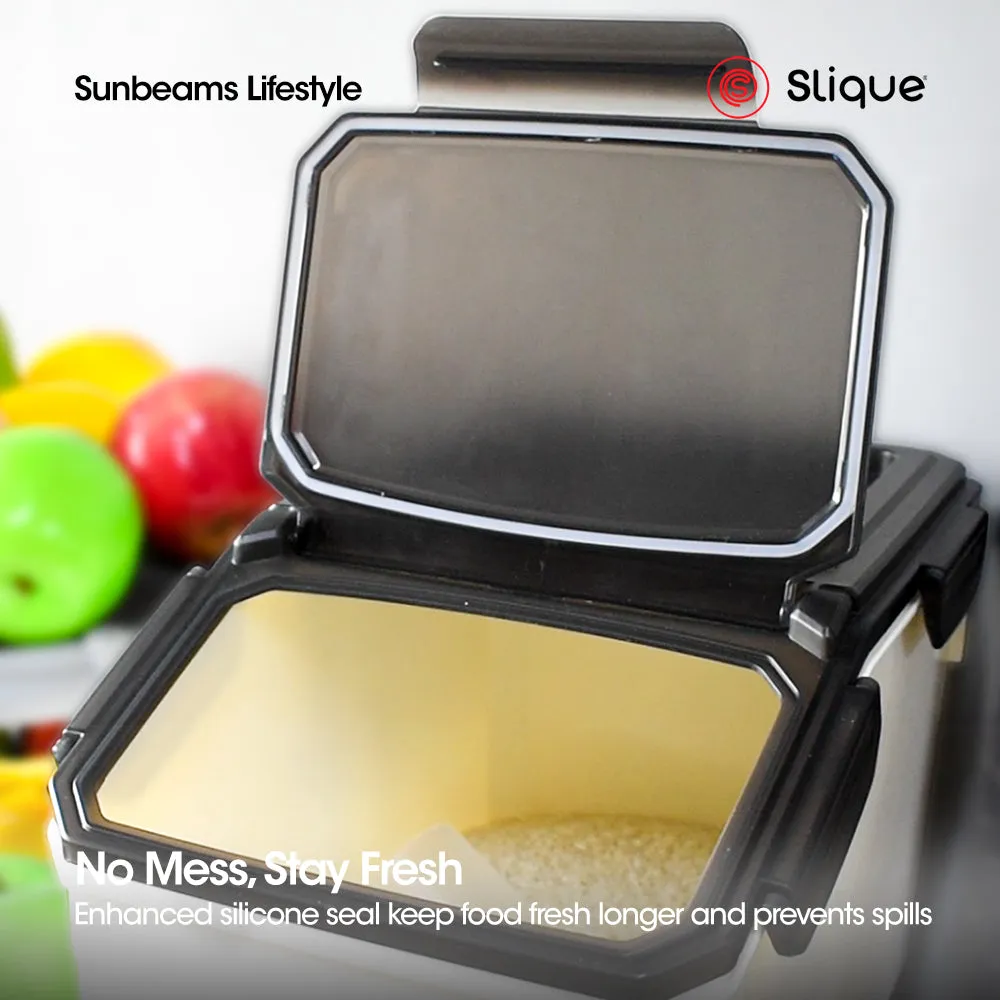 SLIQUE Premium PP Rice Storage Container w/ Measuring Cup
