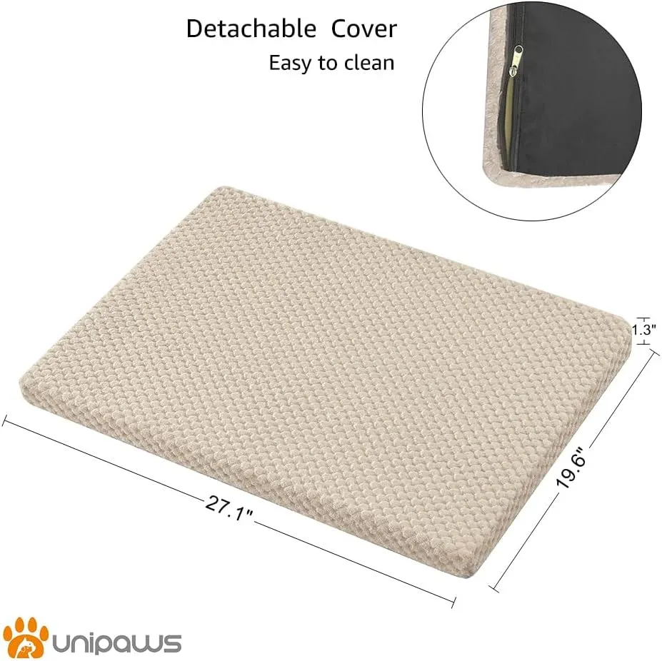 unipaws Cat Bed for Kitty or Small Dogs, Pet Bed with Removable Cover, Easy to Clean