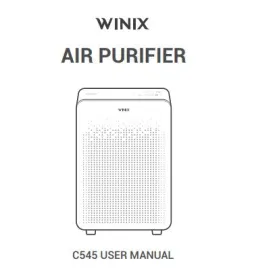 Winix Air Purifier User Manual Model-C545